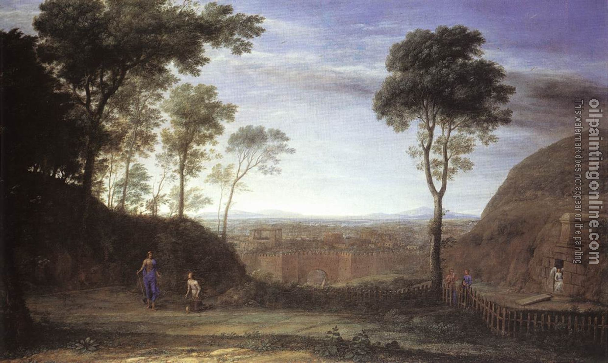 Lorrain, Claude - Landscape with Noli Me Tangere Scene